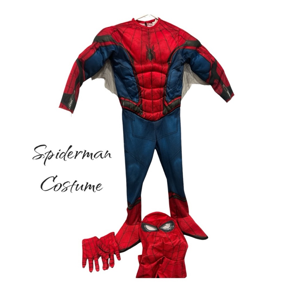 Spiderman size small with mask and gloves